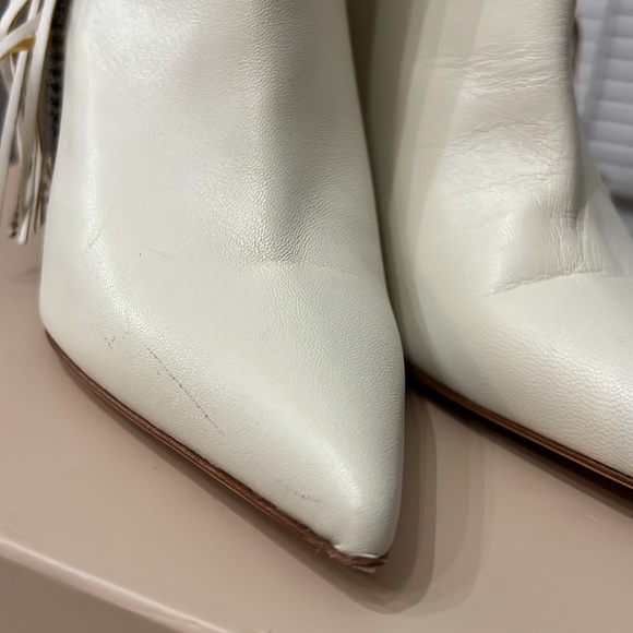 TWINSET White leather booties. Size 37. New in box - Picture 8 of 12